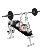 barbell decline bent arm pullover dimostrazione dell’esercizio