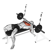 barbell guillotine bench press dimostrazione dell’esercizio