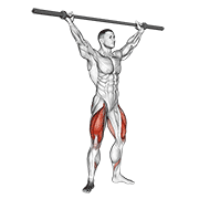 barbell overhead squat egzersiz gösterimi