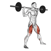 barbell side split squat v. 2 dimostrazione dell’esercizio