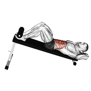 decline crunch exercise demonstration