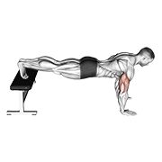 decline push-up dimostrazione dell’esercizio