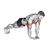 diamond push-up exercise demonstration