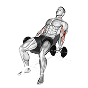 dumbbell incline curl v. 2 dimostrazione dell’esercizio
