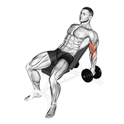 dumbbell incline hammer curl dimostrazione dell’esercizio