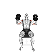 dumbbell incline hammer press egzersiz gösterimi