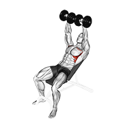 dumbbell incline shoulder raise dimostrazione dell’esercizio