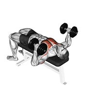 dumbbell lying hammer press dimostrazione dell’esercizio