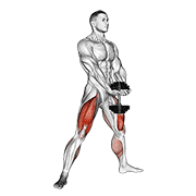 dumbbell plyo squat dimostrazione dell’esercizio