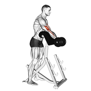 dumbbell standing preacher curl 动作演示
