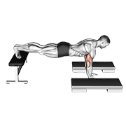 incline push up depth jump exercise demonstration