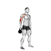 kettlebell bottoms up clean from the hang position egzersiz gösterimi