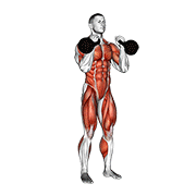 kettlebell double jerk dimostrazione dell’esercizio