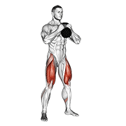 kettlebell goblet squat dimostrazione dell’esercizio