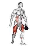 kettlebell lunge pass through egzersiz gösterimi