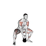 kettlebell sumo high pull egzersiz gösterimi