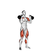 kettlebell thruster dimostrazione dell’esercizio