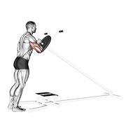 lever one arm shoulder press egzersiz gösterimi