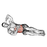 oblique crunches floor dimostrazione dell’esercizio