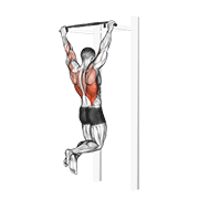 pull-up exercise demonstration