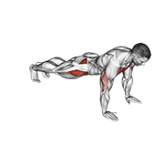 push-up inside leg kick dimostrazione dell’esercizio