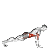 push-up to side plank dimostrazione dell’esercizio