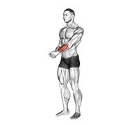side wrist pull stretch egzersiz gösterimi