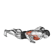 single arm push-up exercise demonstration