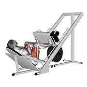 sled 45в° leg wide press 动作演示