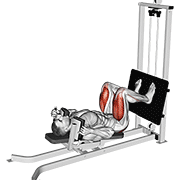 sled lying squat dimostrazione dell’esercizio
