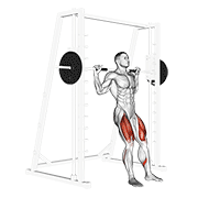 smith chair squat exercise demonstration