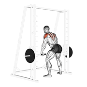 smith rear delt row egzersiz gösterimi