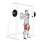 smith squat exercise demonstration