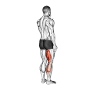 standing single leg curl dimostrazione dell’esercizio