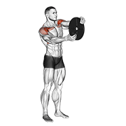weighted round arm dimostrazione dell’esercizio
