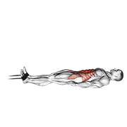 band jack knife sit-up exercise demonstration