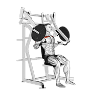 lever incline chest press dimostrazione dell’esercizio