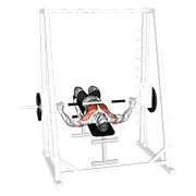 smith wide grip decline bench press dimostrazione dell’esercizio