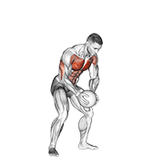 medicine ball chest push with run release exercise demonstration