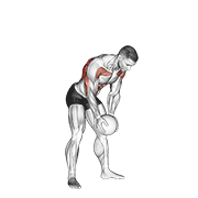 medicine ball catch and overhead throw exercise demonstration