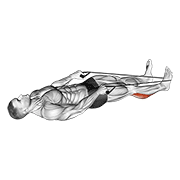 calf stretch with rope exercise demonstration