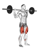 barbell lateral lunge exercise demonstration