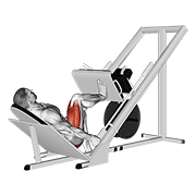 sled 45 degrees one leg press 动作演示