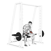 smith seated wrist curl exercise demonstration