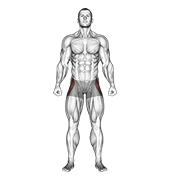 straight leg outer hip abductor 动作演示