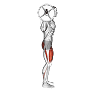 barbell full squat (side pov) dimostrazione dell’esercizio