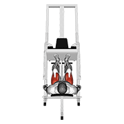 sled 45в° leg press (back pov) egzersiz gösterimi