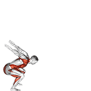 forward jump exercise demonstration