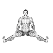seated wide angle pose sequence 动作演示