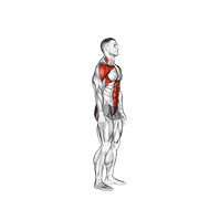 posterior step to overhead reach dimostrazione dell’esercizio